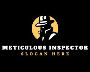 Retro Detective Investigator logo