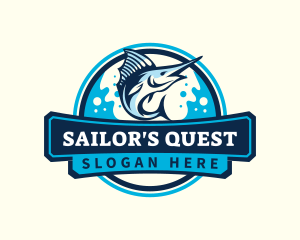 Sailfish Ocean Fishing logo design