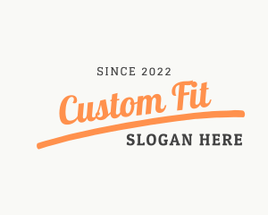 Urban Cursive Wordmark logo