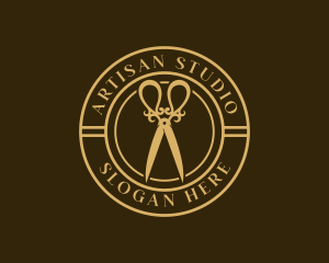 Luxury Shears Salon logo design