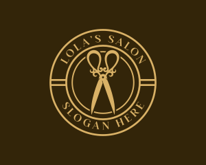 Luxury Shears Salon logo design