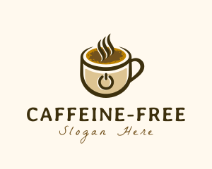 Power Coffee Cup logo design