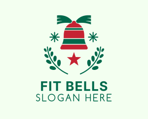 Christmas Bell Decoration  logo design