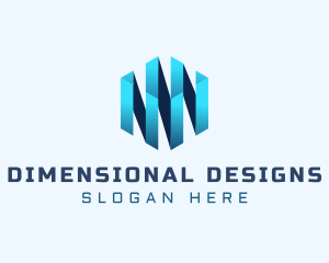 Digital Tech Cube  logo design