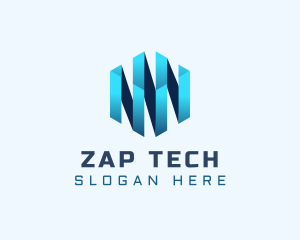 Digital Tech Cube  logo design