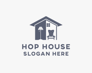 House Interior Furniture logo design