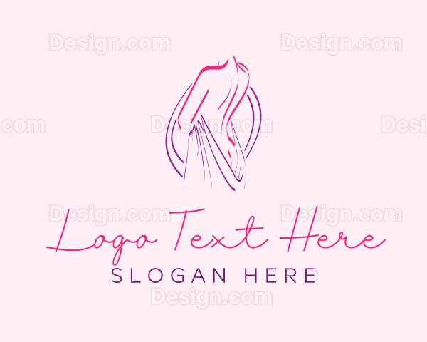 Sexy Woman Model Logo