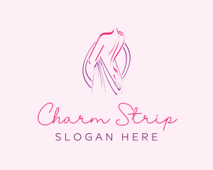 Sexy Woman Model logo design