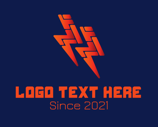 Flash logo example 2