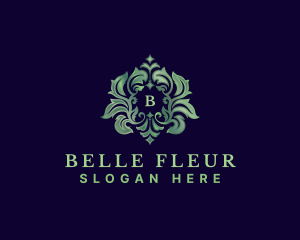 Floral Decorative Leaf logo design