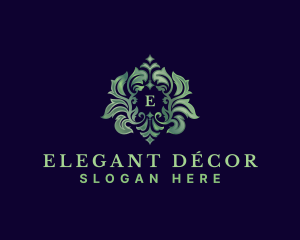 Floral Decorative Leaf logo design