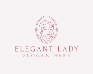 Hair Salon Woman Beauty logo design