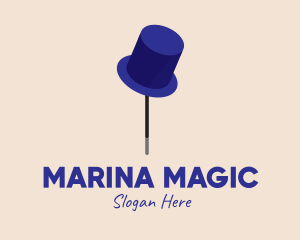 Magician Top Hat  logo design