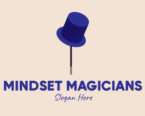 Magician Top Hat  logo design