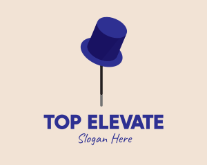 Magician Top Hat  logo design