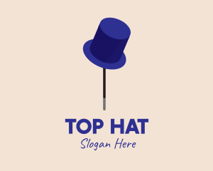 Magician Top Hat  logo design