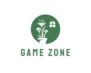 Green Indoor Plant Logo