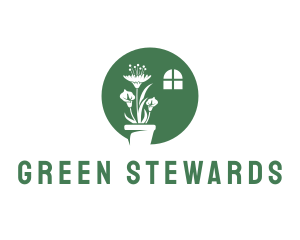 Green Indoor Plant logo design