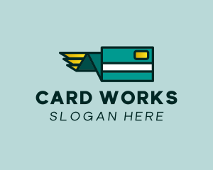 Credit Card Wing logo design