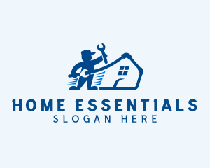 Plumber Home Maintenance logo design