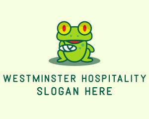 Injured Frog Wildlife logo design