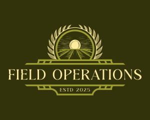Wheat Farm Field logo