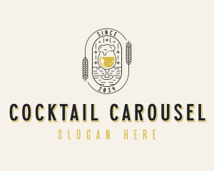 Wheat Beer Liquor logo