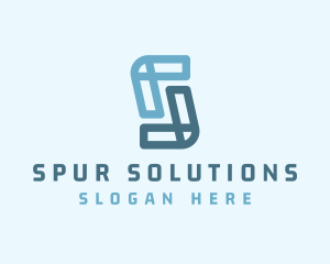 Business Corporation Letter S logo design