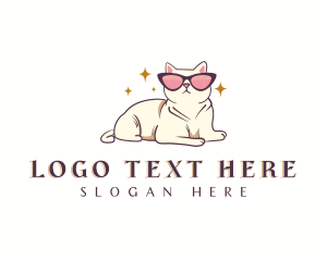 Cute Cat Sunglasses logo