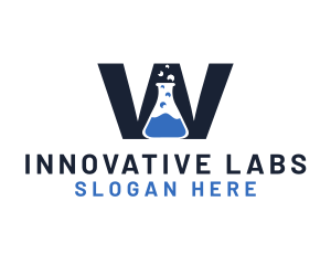 Science Laboratory Letter W logo