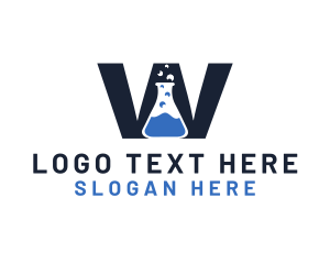 Experimental - Science Laboratory Letter W logo design