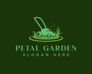 Gardening Lawn Mower logo design