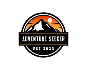 Mountain Peak Adventure logo design