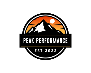 Mountain Peak Adventure logo design