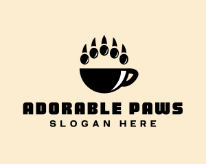 Paw Claws Cup logo design