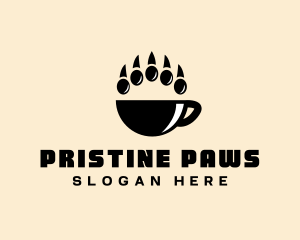 Paw Claws Cup logo design