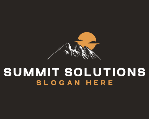 Mountain Summit Adventure  logo design