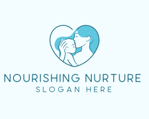 Mother Baby Love logo design