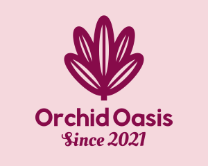 Flower Bloom Orchid  logo design