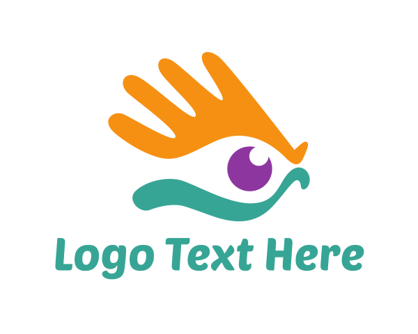 Hand logo example 4