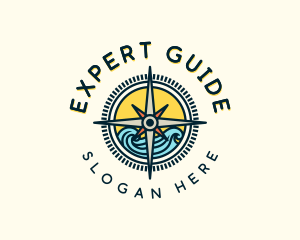 Compass Ocean Expedition logo design