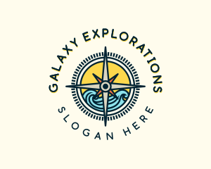 Compass Ocean Expedition logo design