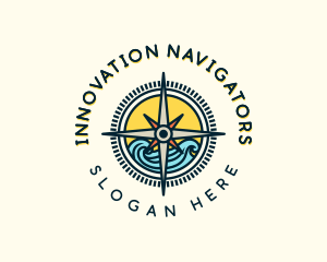 Compass Ocean Expedition logo design