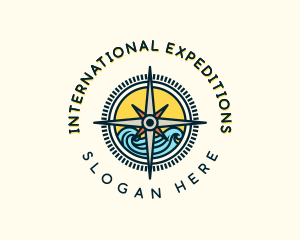 Compass Ocean Expedition logo design