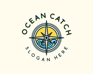 Compass Ocean Expedition logo design