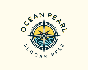 Compass Ocean Expedition logo design