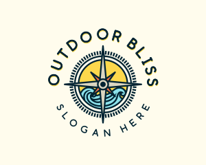 Compass Ocean Expedition logo design