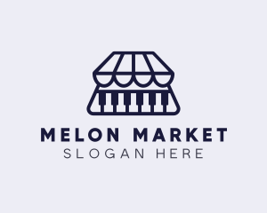 Piano Music Market logo design