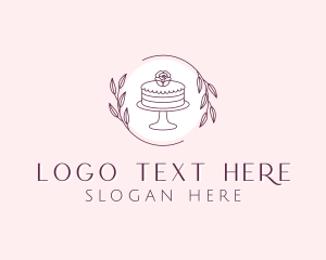 Flower Cake Dessert logo