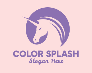 Beauty Unicorn Salon  logo design